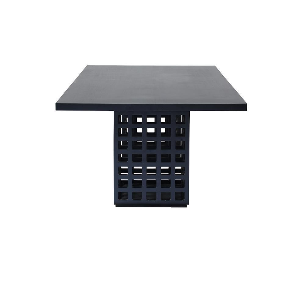 The Box Table in Black Mahogany - INTERIORTONIC