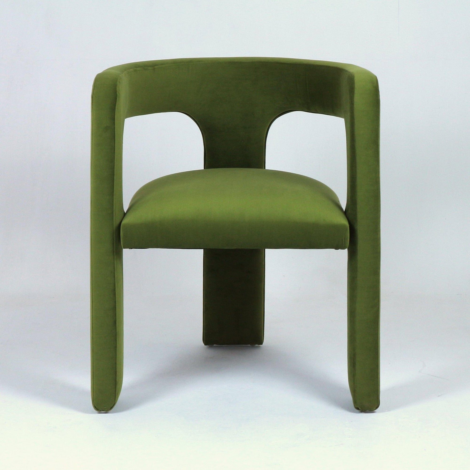 The C Back Dining Chair in Mohair - INTERIORTONIC