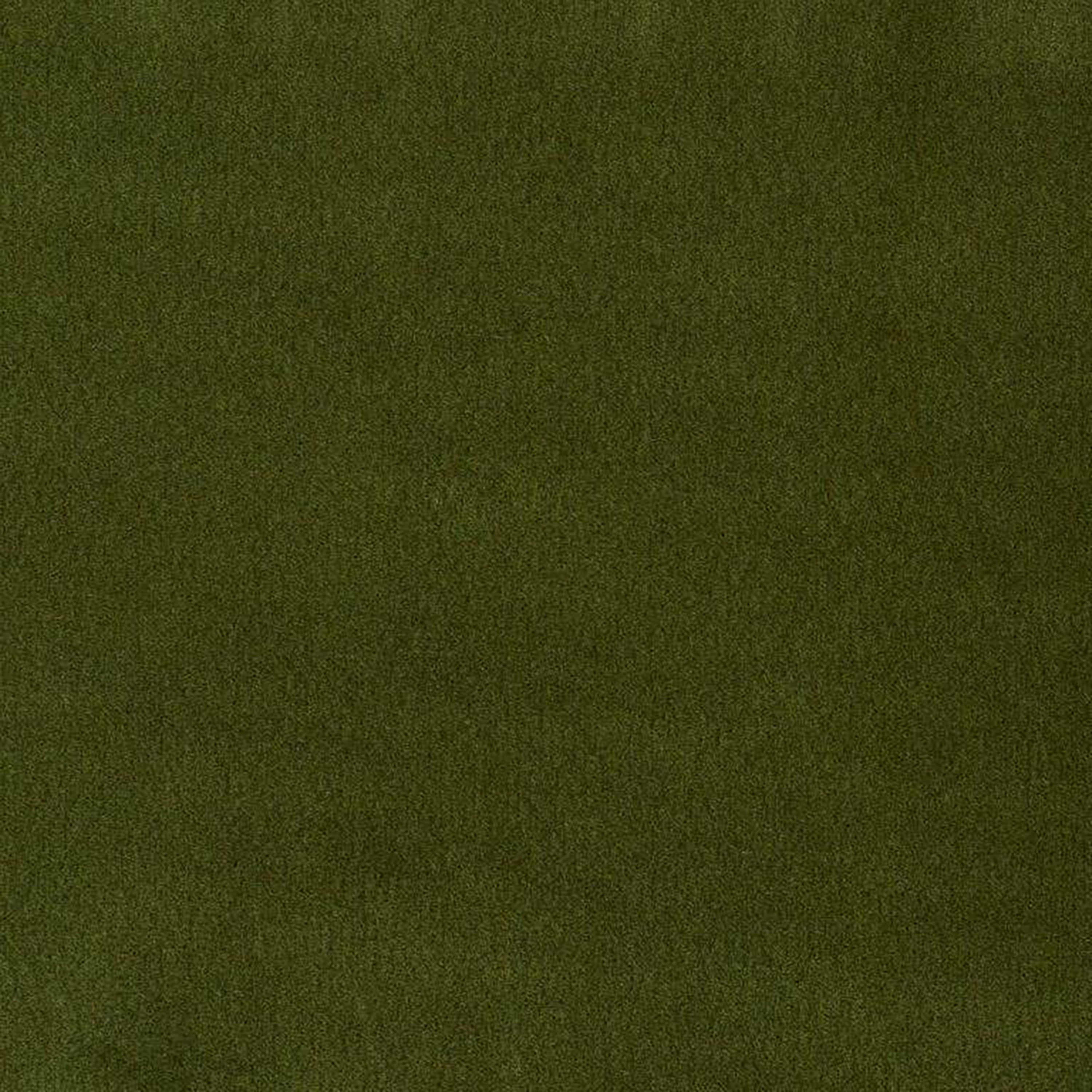 Close-up swatch of olive green mohair upholstery fabric showing soft, napped texture and subtle pile, intended for a modern C-back dining chair.