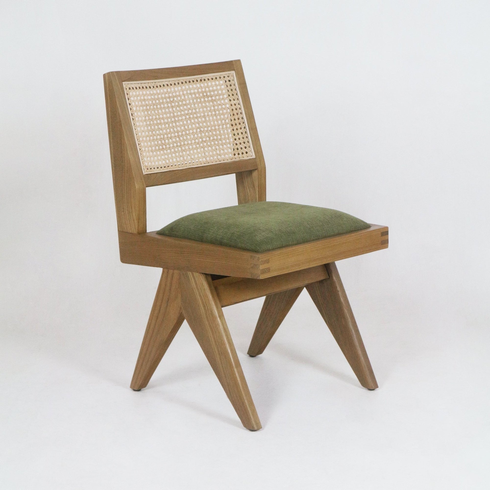 Upholstered Jeanneret Armless Side Chair - INTERIORTONIC