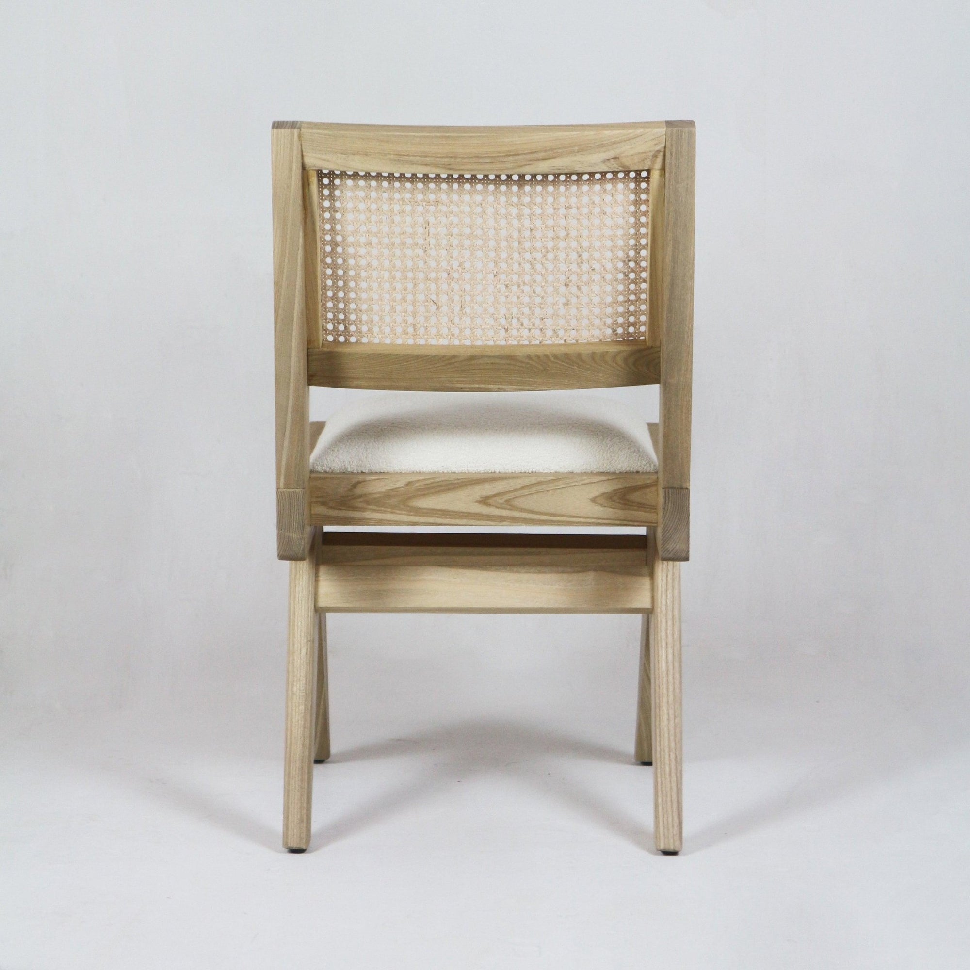 Upholstered Jeanneret Armless Side Chair - INTERIORTONIC