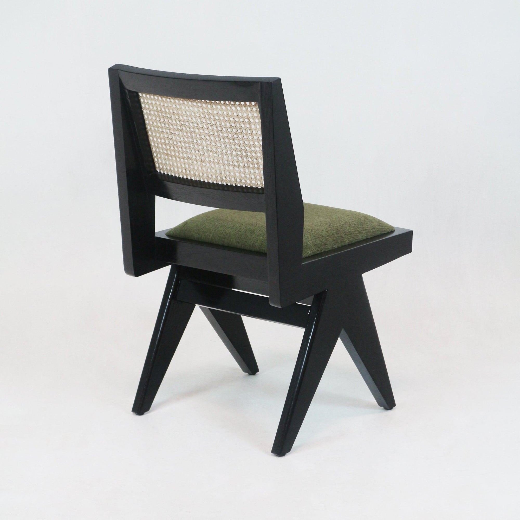 Upholstered Jeanneret Armless Side Chair - INTERIORTONIC