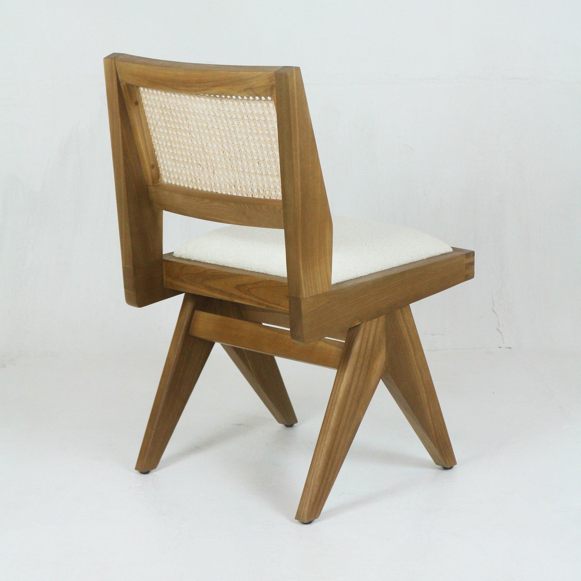 Upholstered Jeanneret Armless Side Chair - INTERIORTONIC