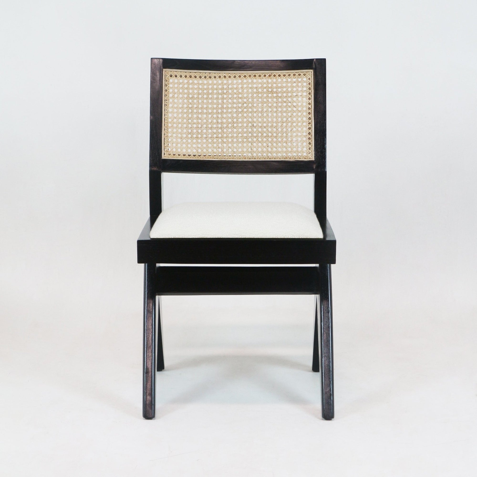 Upholstered Jeanneret Armless Side Chair - INTERIORTONIC