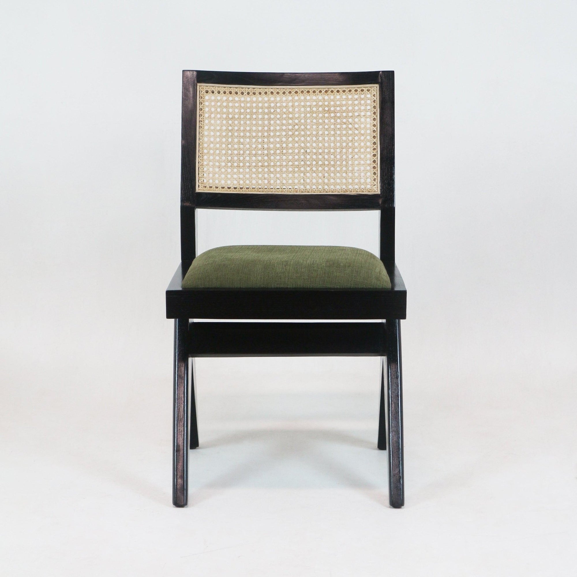 Upholstered Jeanneret Armless Side Chair - INTERIORTONIC