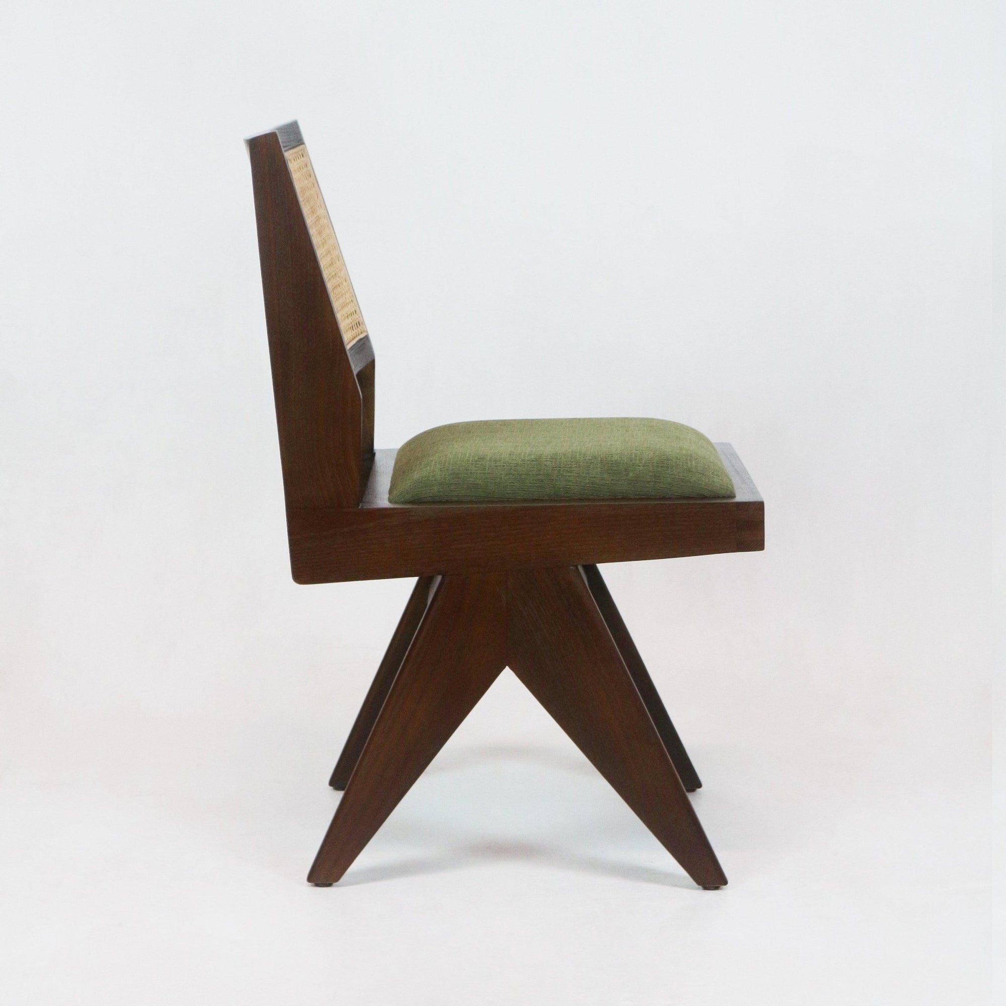 Upholstered Jeanneret Armless Side Chair - INTERIORTONIC