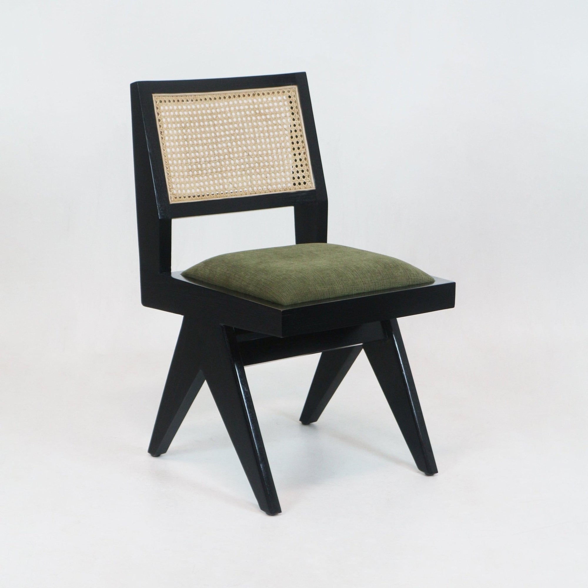 Upholstered Jeanneret Armless Side Chair - INTERIORTONIC