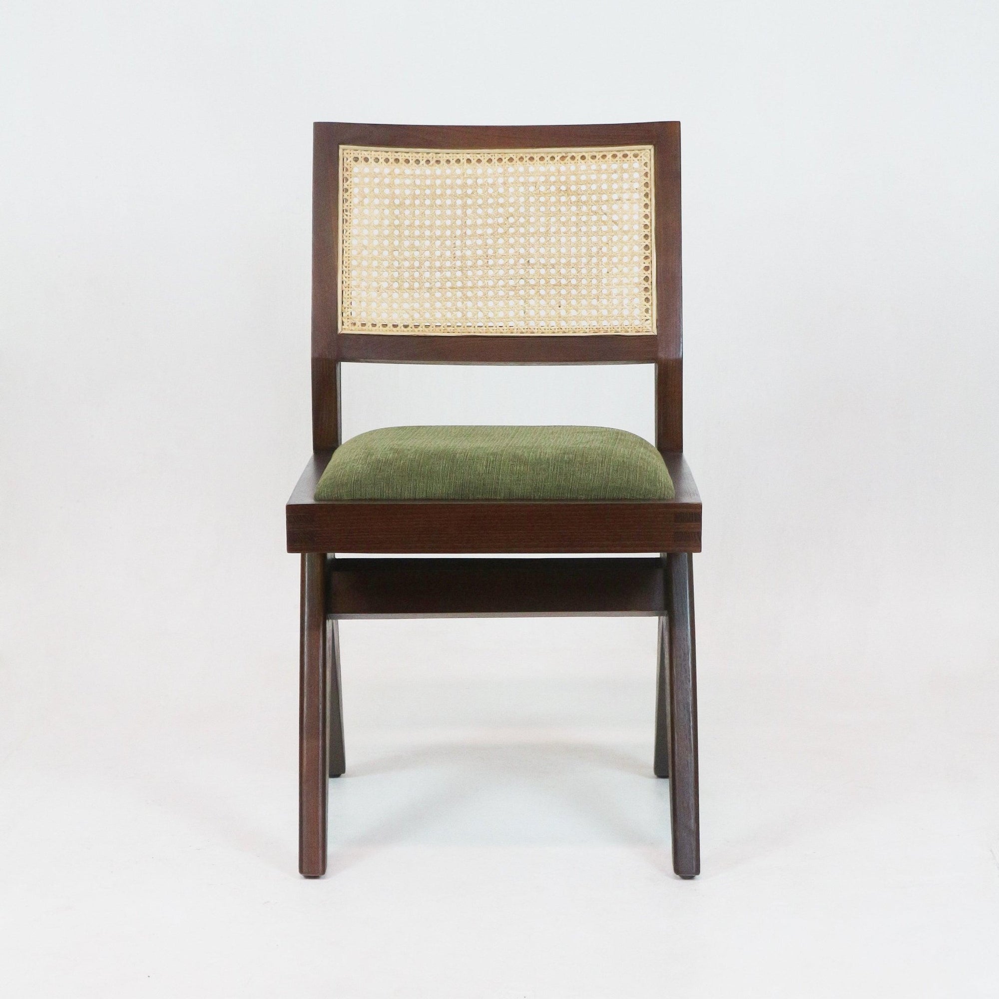 Upholstered Jeanneret Armless Side Chair - INTERIORTONIC