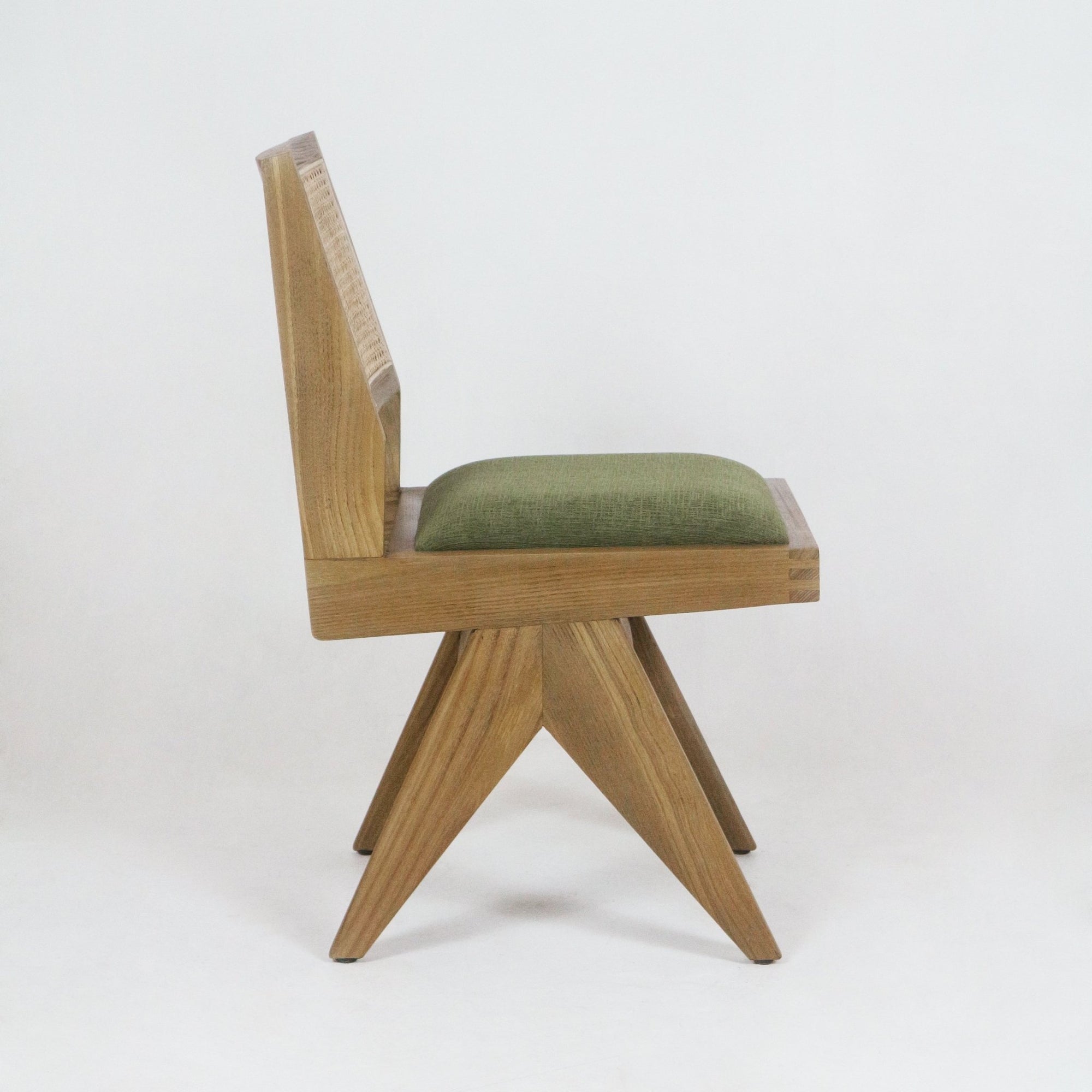 Upholstered Jeanneret Armless Side Chair - INTERIORTONIC