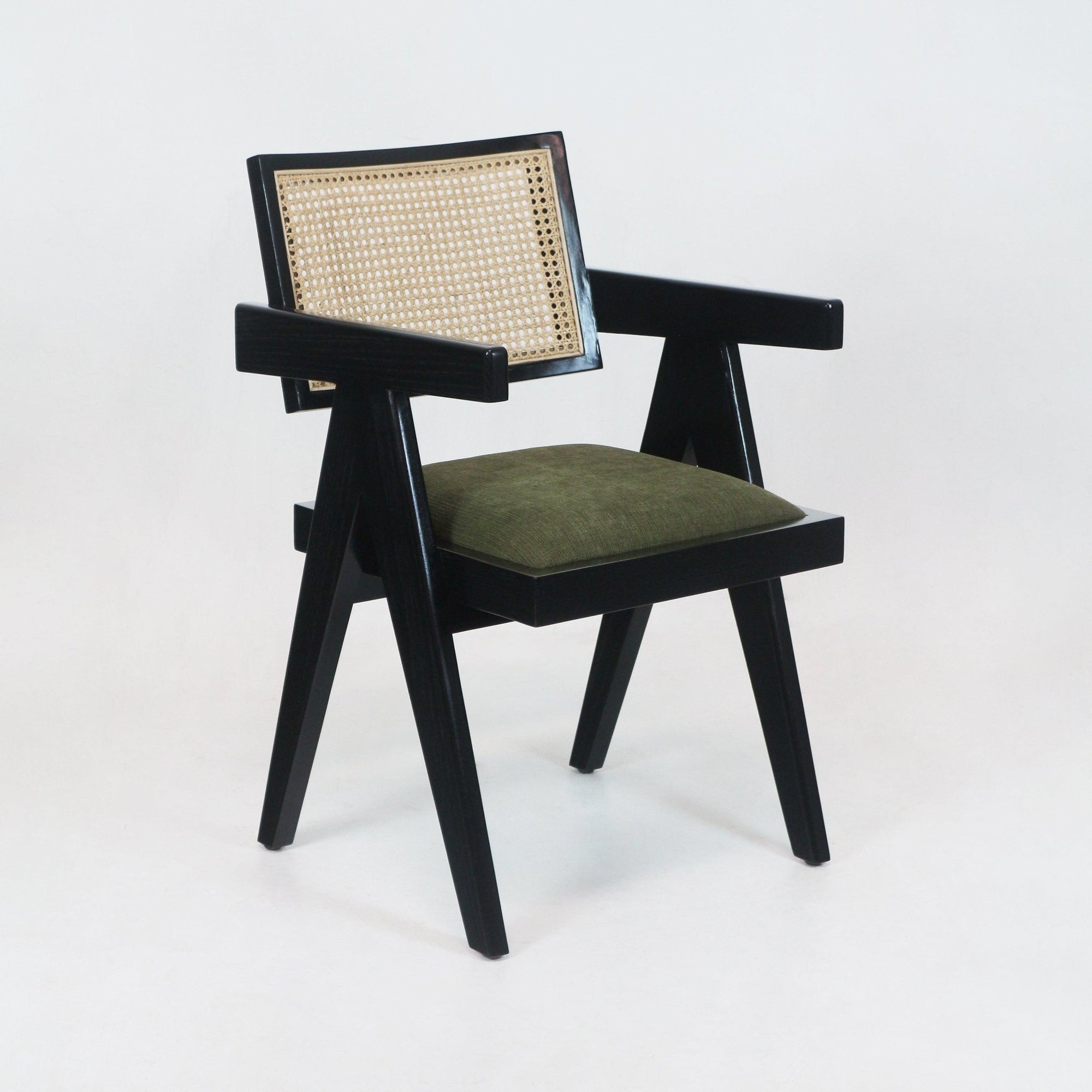 Upholstered Jeanneret Dining or Office Chair - INTERIORTONIC