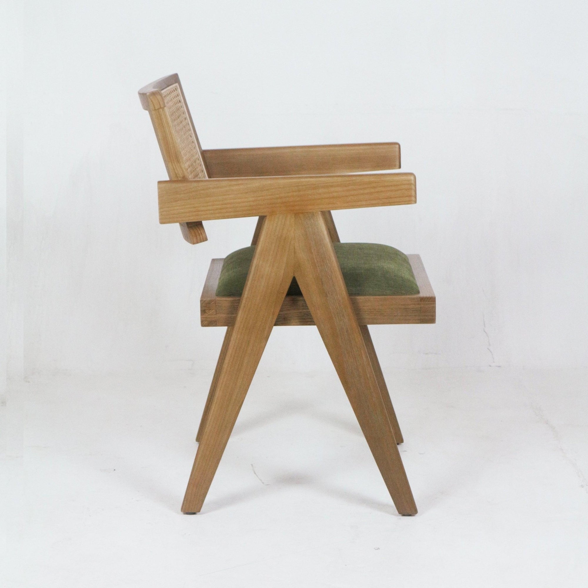 Upholstered Jeanneret Dining or Office Chair - INTERIORTONIC