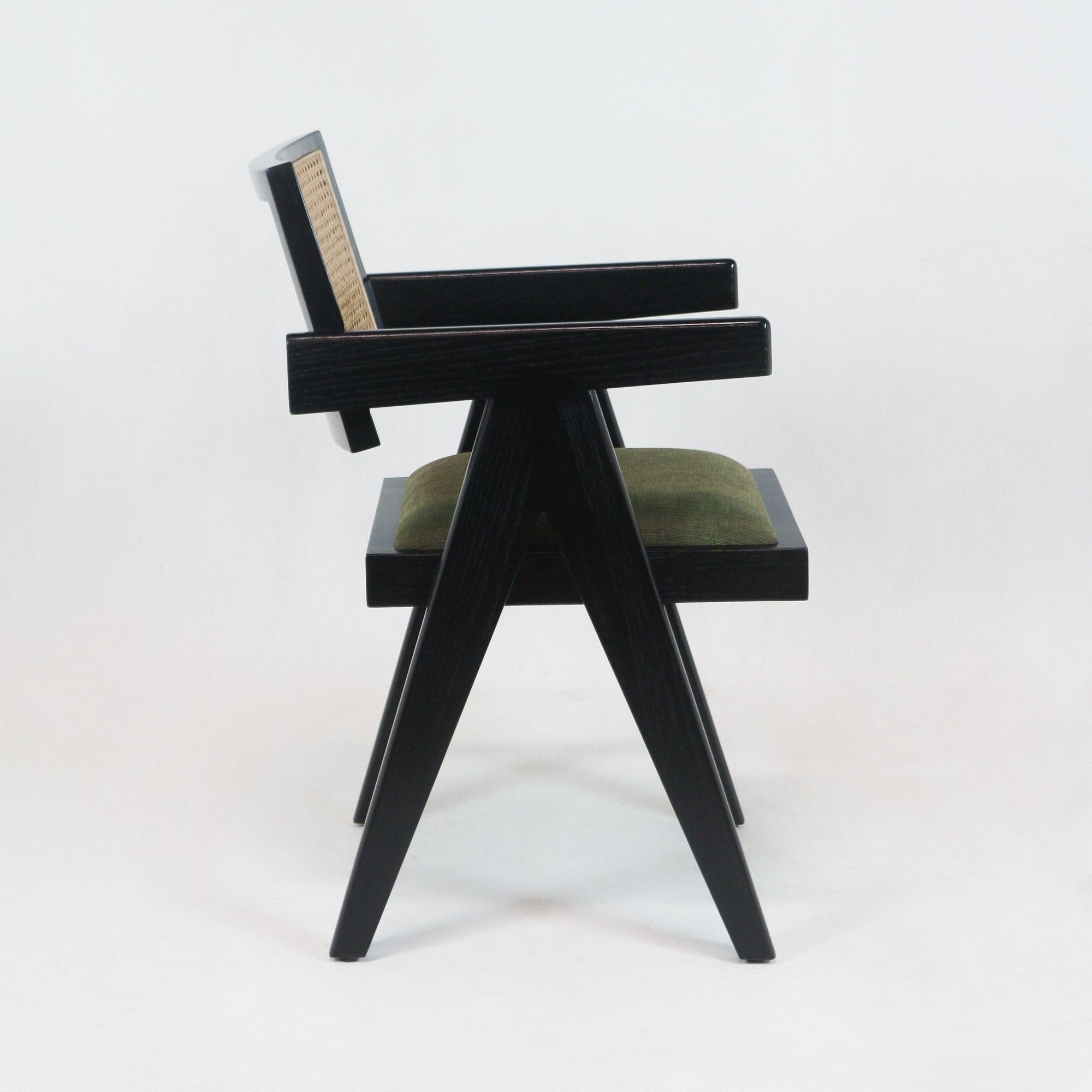 Upholstered Jeanneret Dining or Office Chair - INTERIORTONIC