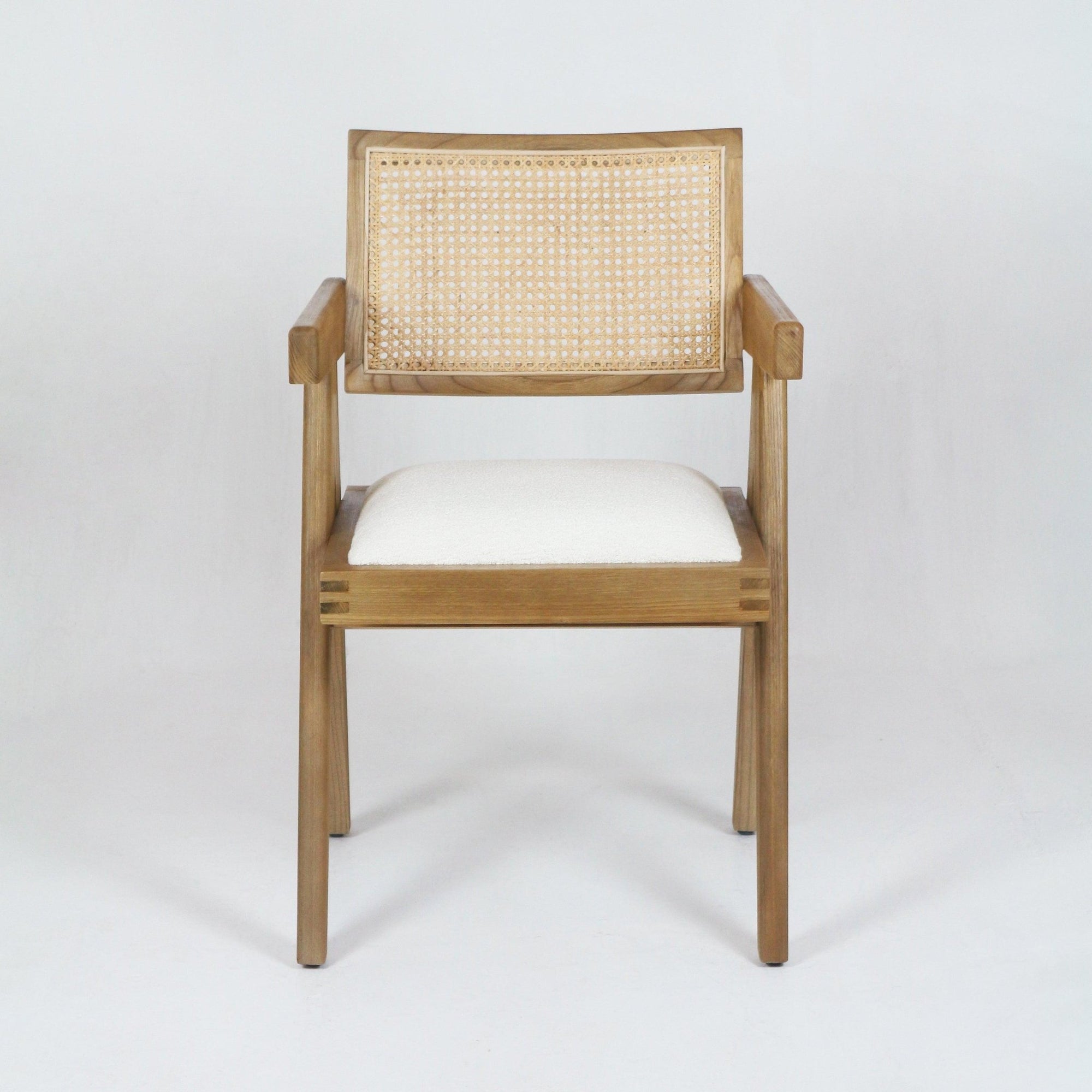 Upholstered Jeanneret Dining or Office Chair - INTERIORTONIC