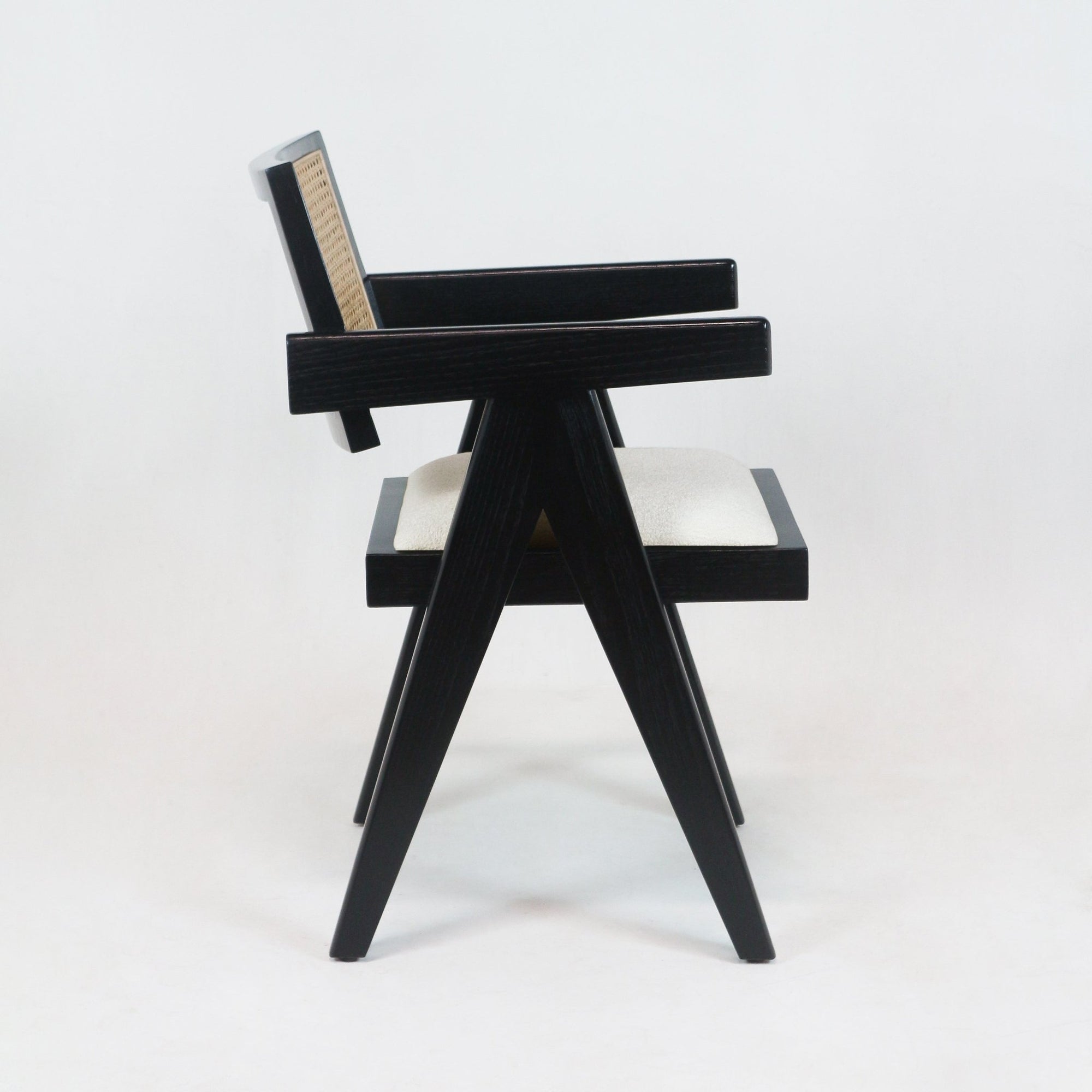 Upholstered Jeanneret Dining or Office Chair - INTERIORTONIC