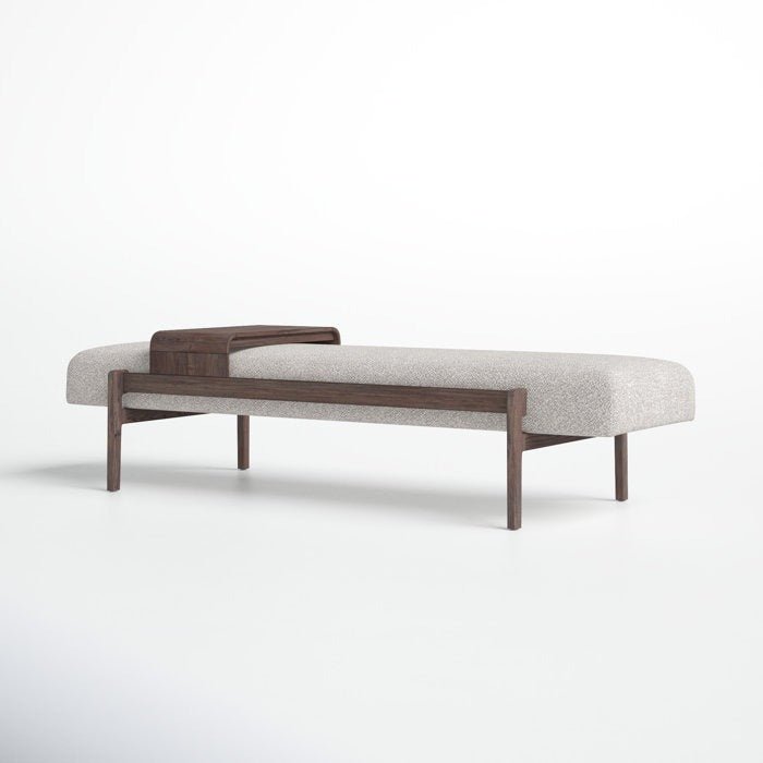 Velar Boucle End of Bed Bench Seat - INTERIORTONIC