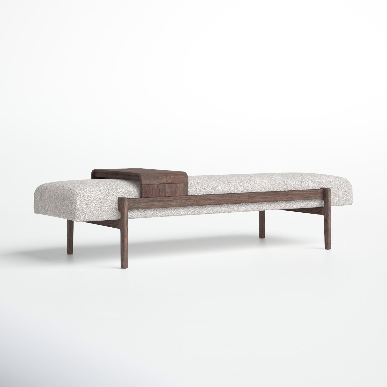 Velar Boucle End of Bed Bench Seat - INTERIORTONIC