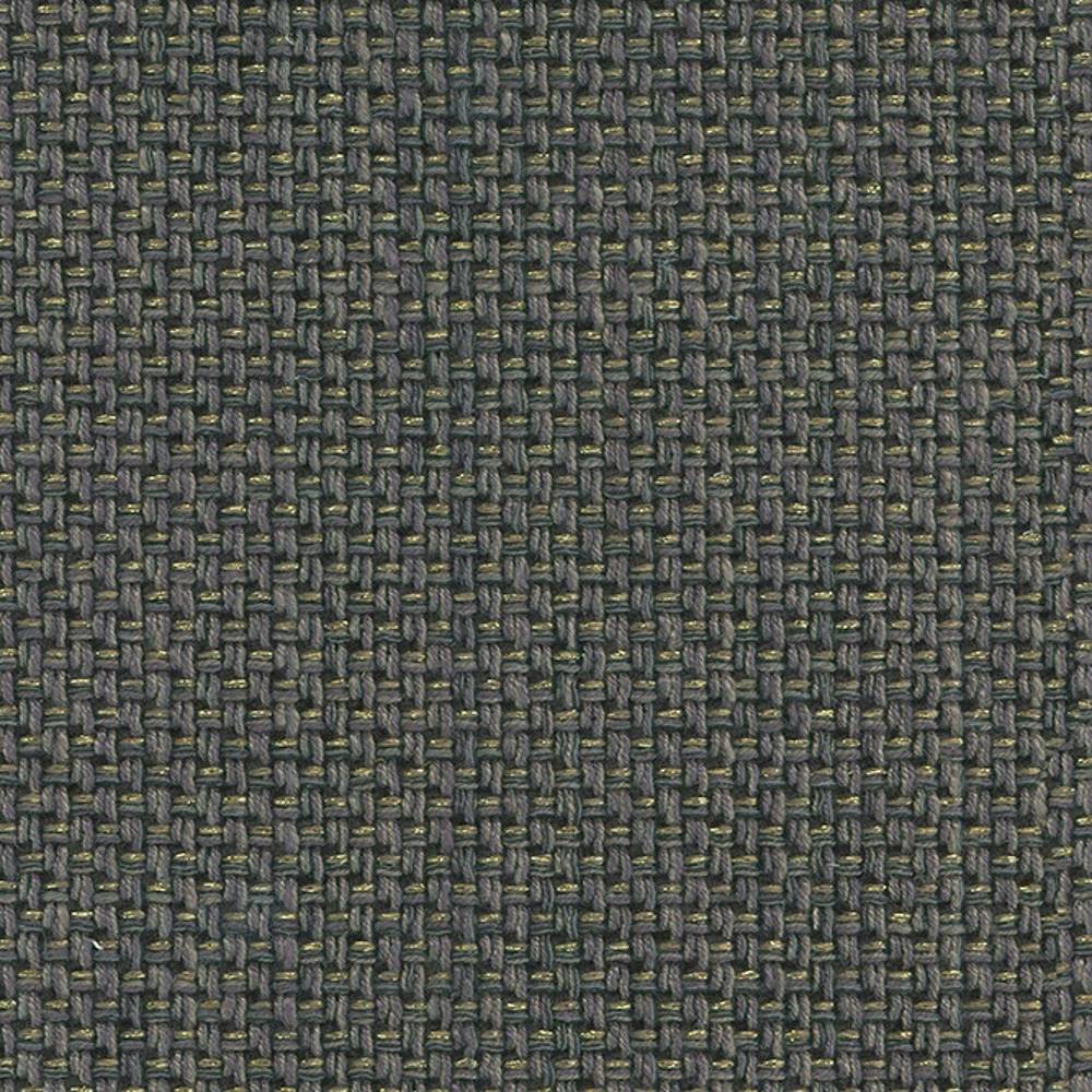 Close-up of neutral woven upholstery fabric in beige-gray tones, a textured basket weave made of 25% linen, 50% viscose and 25% polyester, ideal for contemporary indoor sofa upholstery.