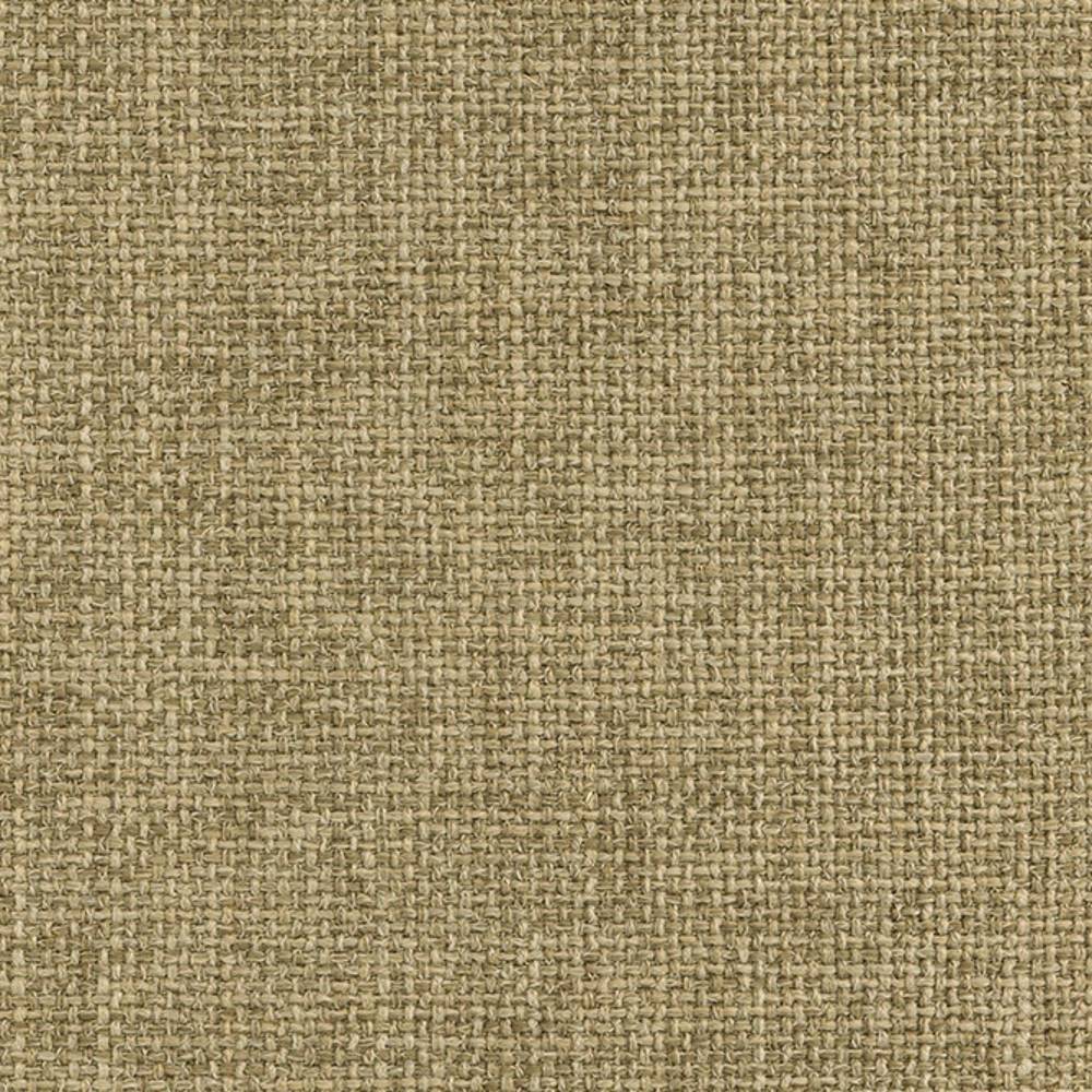 Close-up of beige linen-blend upholstery fabric (12% linen, 40% acrylic, 48% polyester) showing tight woven texture ideal for sofas and neutral interiors.