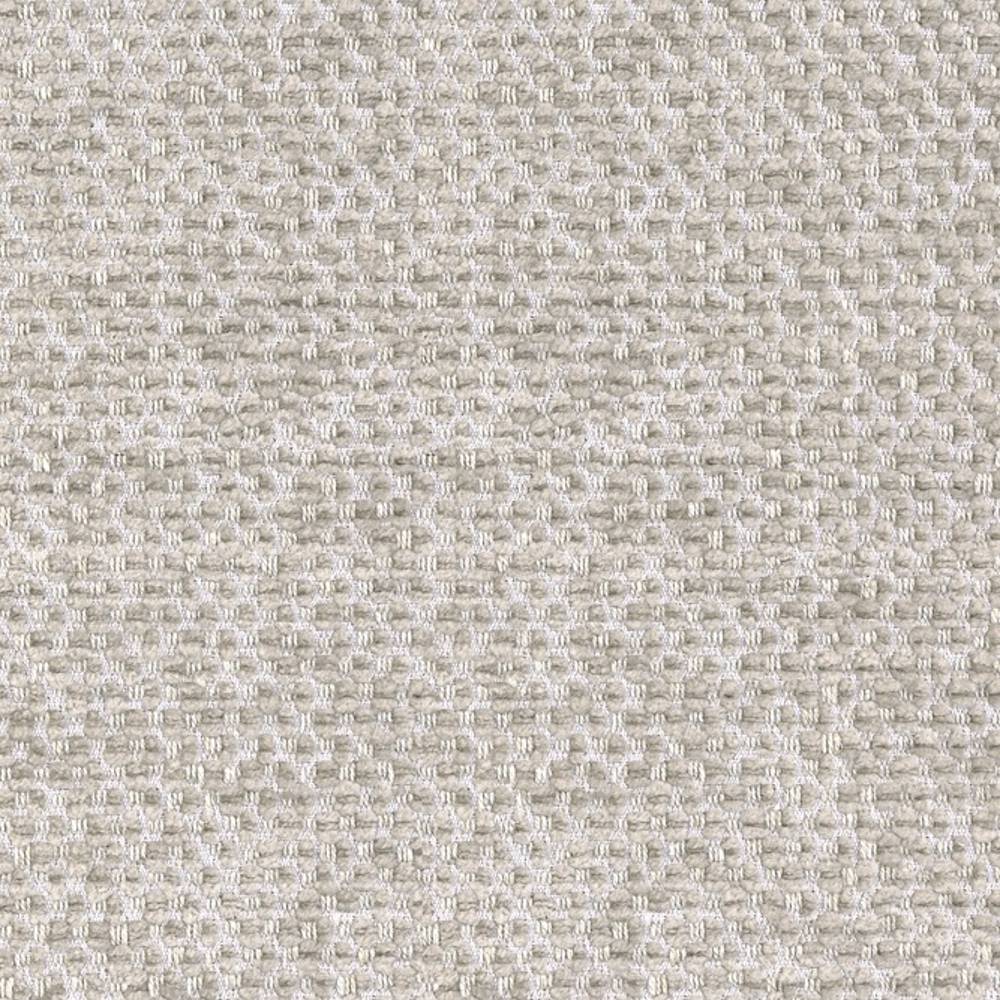 Close-up of cream neutral woven upholstery fabric with a small basketweave texture; contract-grade blend of 8% linen, 9% rayon and 83% polyester, suitable for contemporary sofas and office seating.
