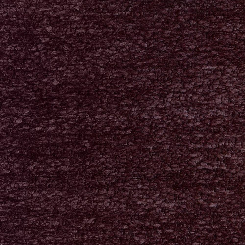 Close-up of burgundy boucle upholstery fabric showing dense, looped texture; polyester-blend composition (87% polyester, 6% linen, 7% rayon) ideal for heavy-duty sofa upholstery.