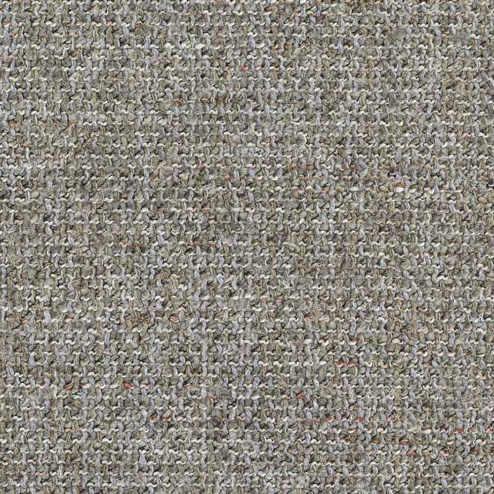 Close-up of beige textured upholstery fabric showing a tight looped weave with subtle flecks, 9% linen/30% acrylic/61% polyester blend suitable for sofas.