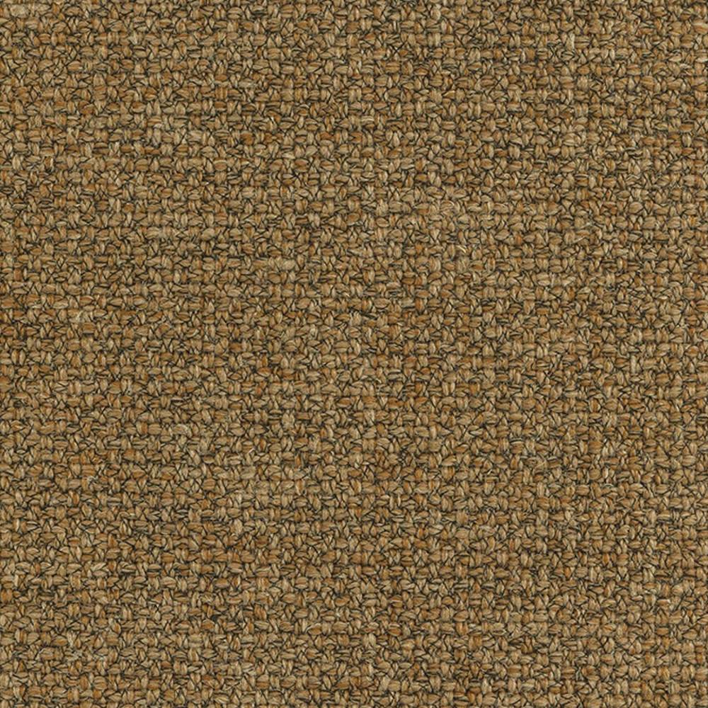 Close-up of textured beige woven upholstery fabric in a 13% linen, 45% acrylic and 42% polyester blend showing a tight, durable looped weave ideal for sofas and heavy-duty indoor use.
