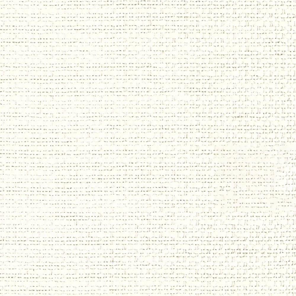 Close-up of cream off-white rayon (78%)/polyester (22%) upholstery fabric showing a subtle woven grid texture, ideal for contemporary and modern sofas.