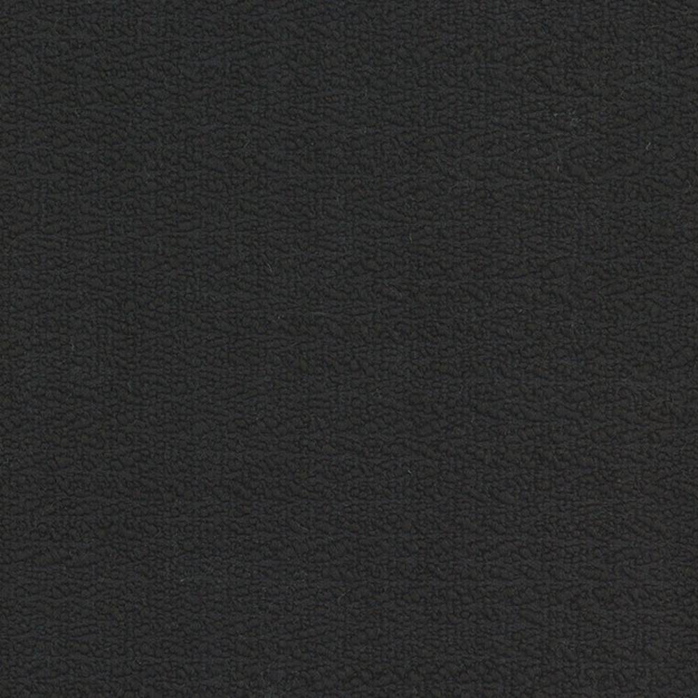 Close-up of a dark neutral upholstery fabric swatch for sofas, an 18% wool / 47% acrylic / 35% polyester blend showing a fine pebble-like texture suitable for heavy-use upholstery.