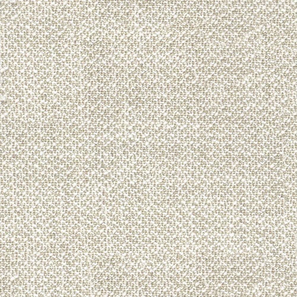 Close-up of light beige woven upholstery fabric showing a tight, pebble-like texture; 30% wool, 50% acrylic and 20% polyester, ideal for modern sofa and neutral interior upholstery.