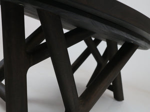 Brauden Coffee Table in Mahogany Smoked Black - INTERIORTONIC