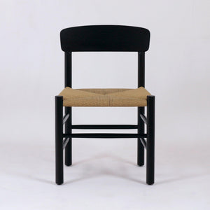 Solid Black Gracebay Danish Dining Chair - INTERIORTONIC
