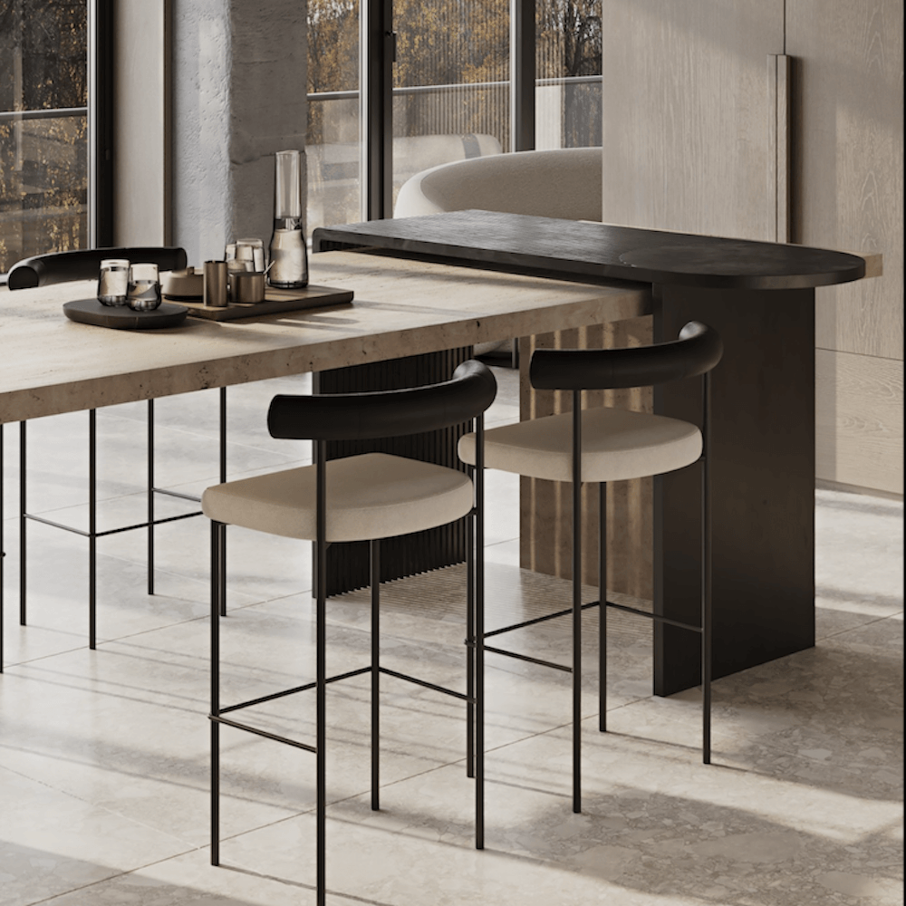 Ignatius Bar & Counter Stool - INTERIORTONIC