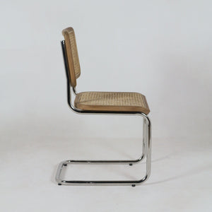 Teak Rattan & Aluminium Dining Chair - INTERIORTONIC