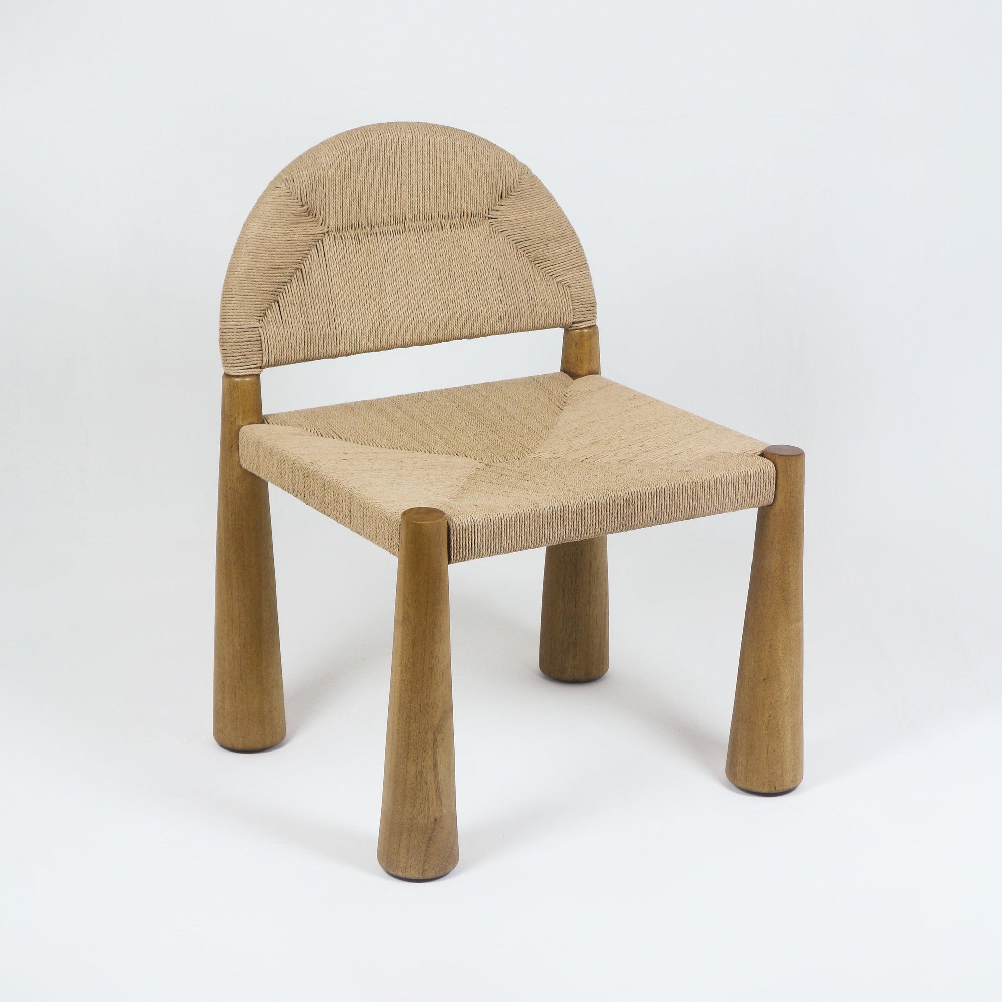 Pho Dining Chair in Teak and Seagrass - INTERIORTONIC