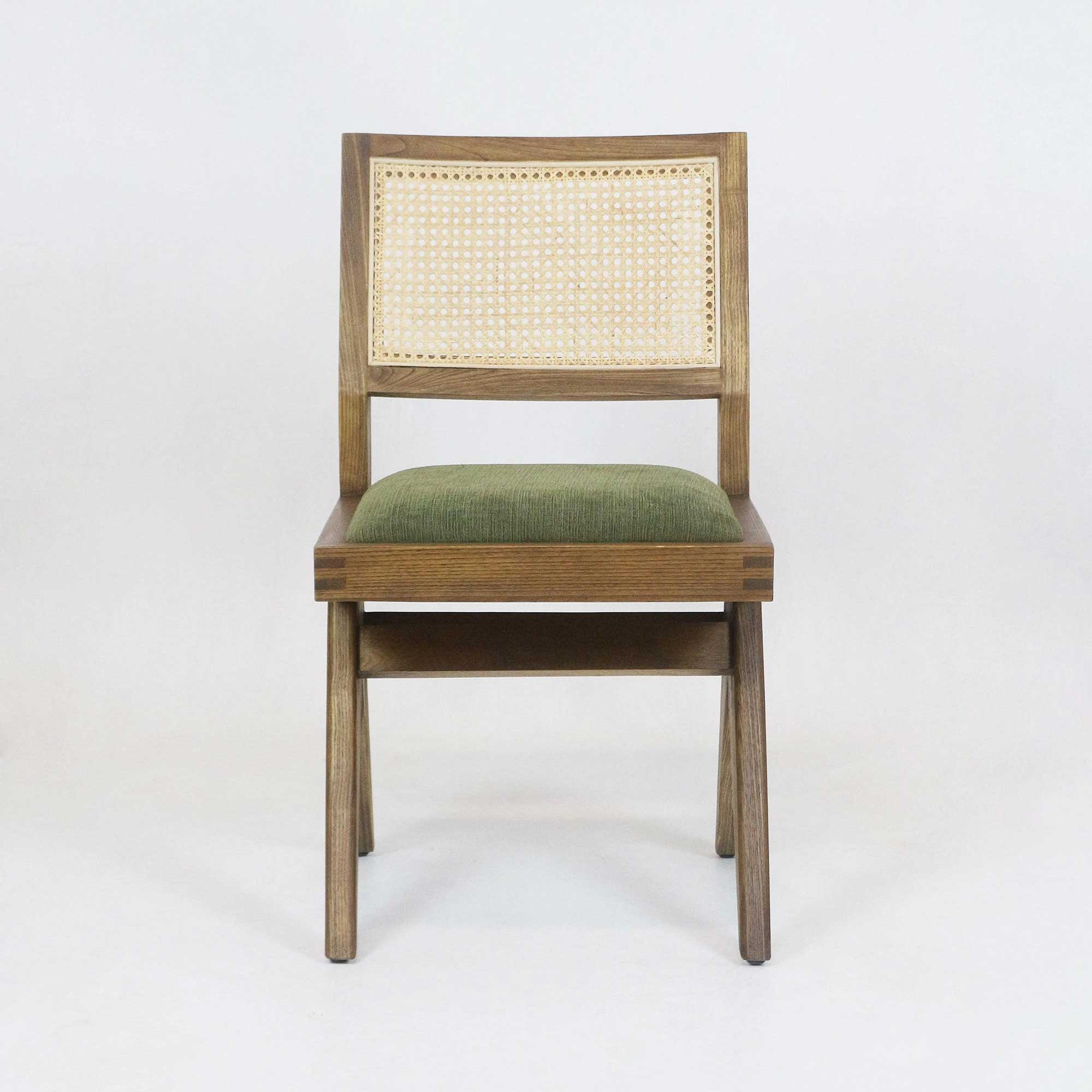 Upholstered Jeanneret Armless Side Chair - INTERIORTONIC