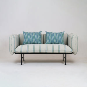 Outdoor Sectional Sofa with Schumacher Fabric