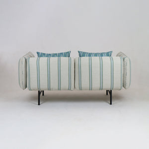 Outdoor Sectional Sofa with FSchumacher Fabric - INTERIORTONIC