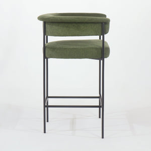Mikra Upholstered Bar and Counter Stool