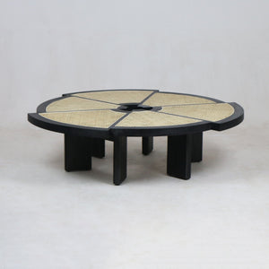 Charlotte Perriand Rio Side Table in Black Gloss