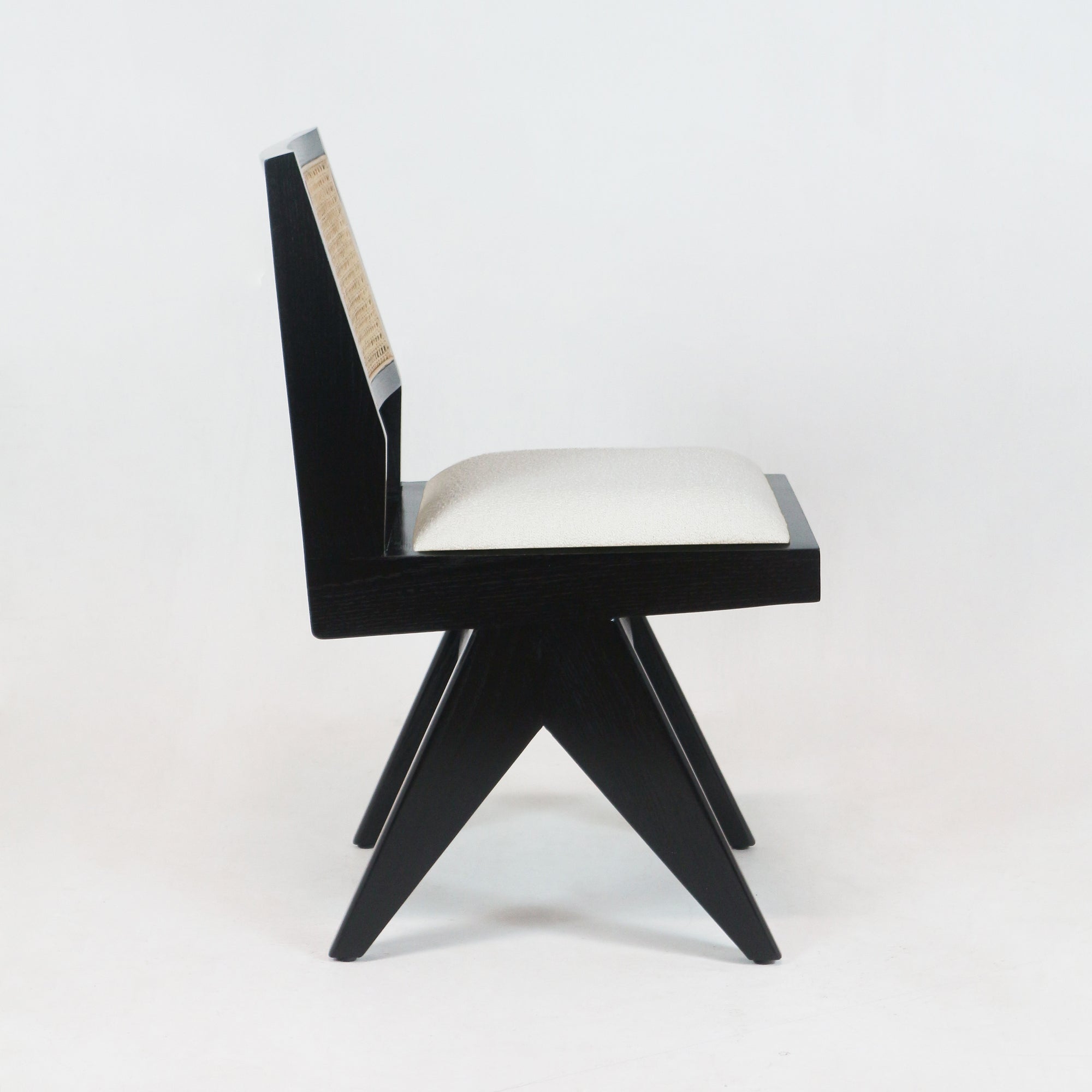 Gepolsterter Jeanneret Armless Side Chair