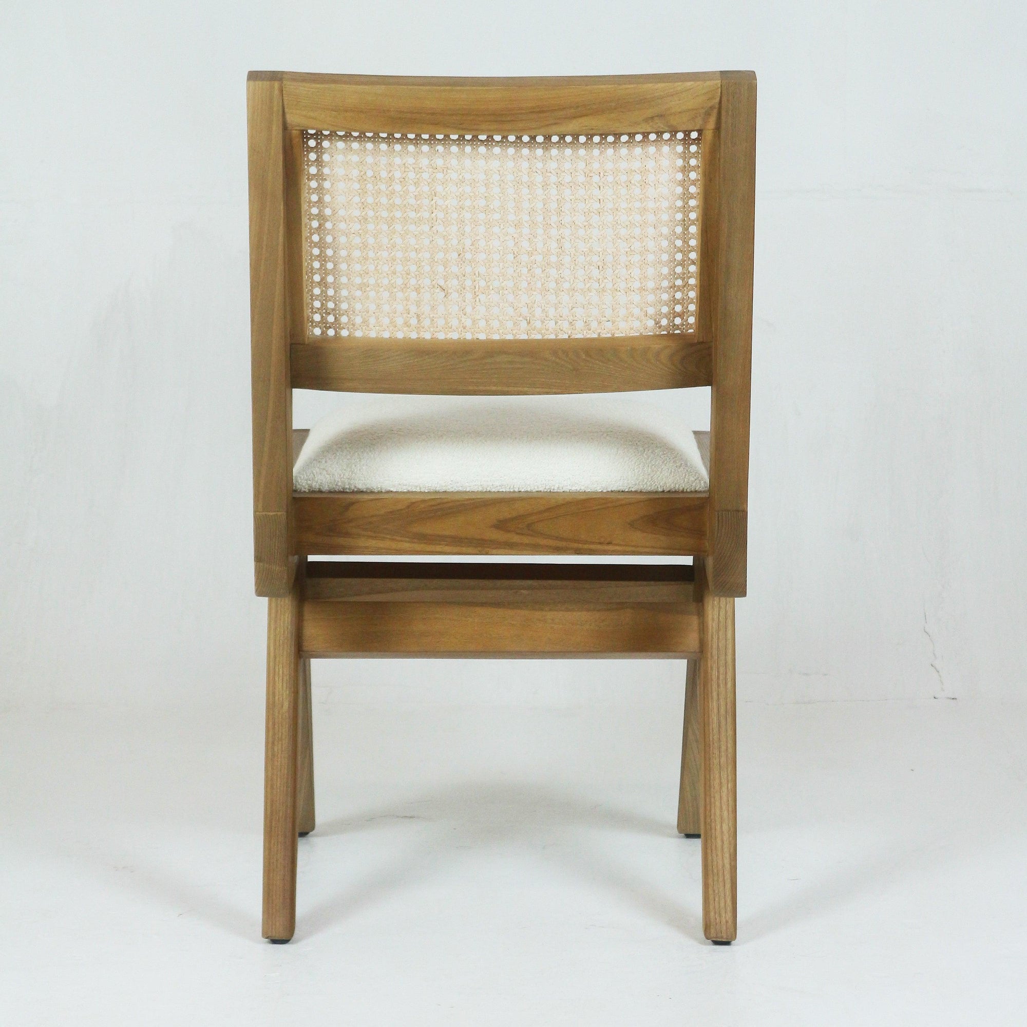 Polsterstuhl Jeanneret Armless Side Chair Massiv Esche - INTERIORTONIC