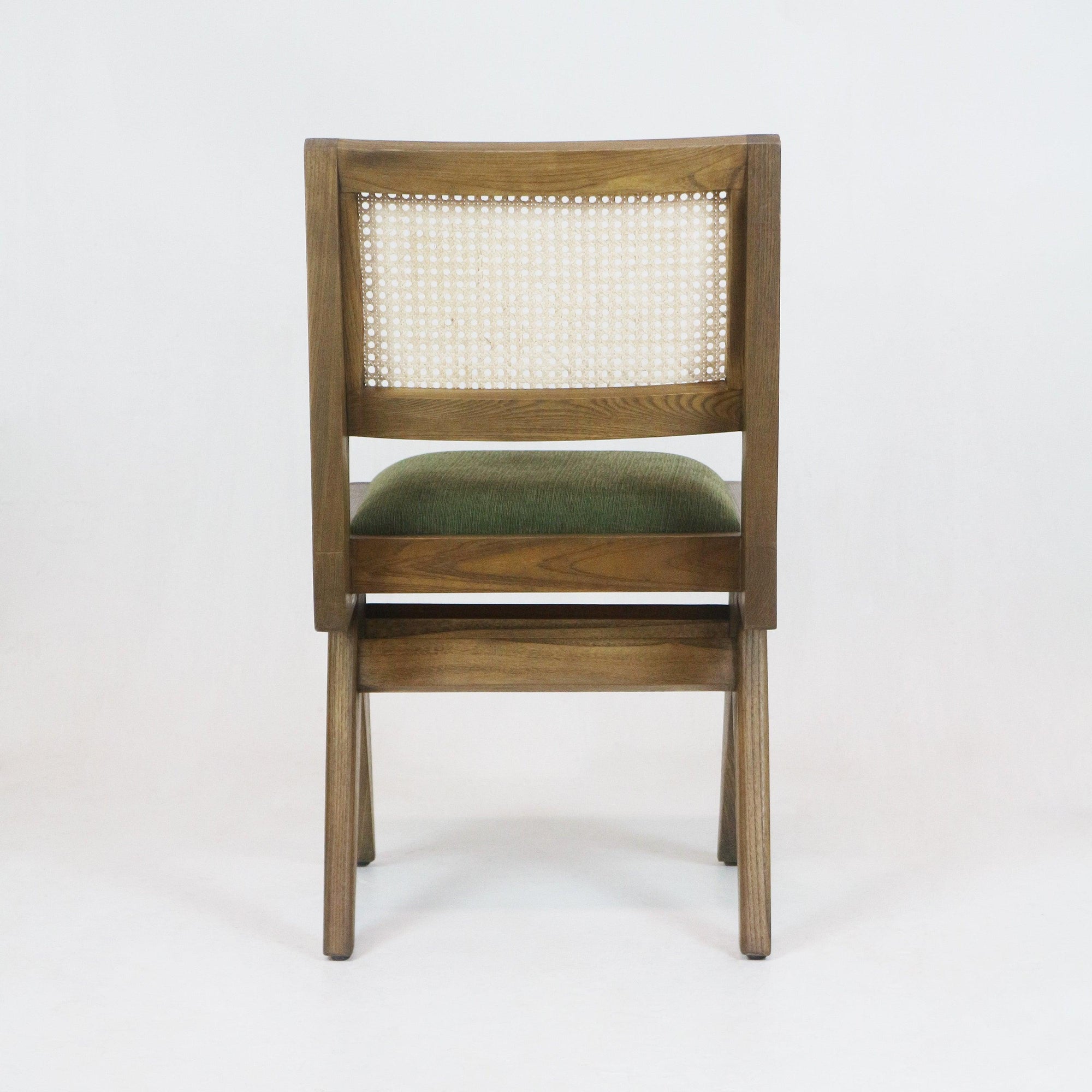 Polsterstuhl Jeanneret Armless Side Chair Massiv Esche - INTERIORTONIC