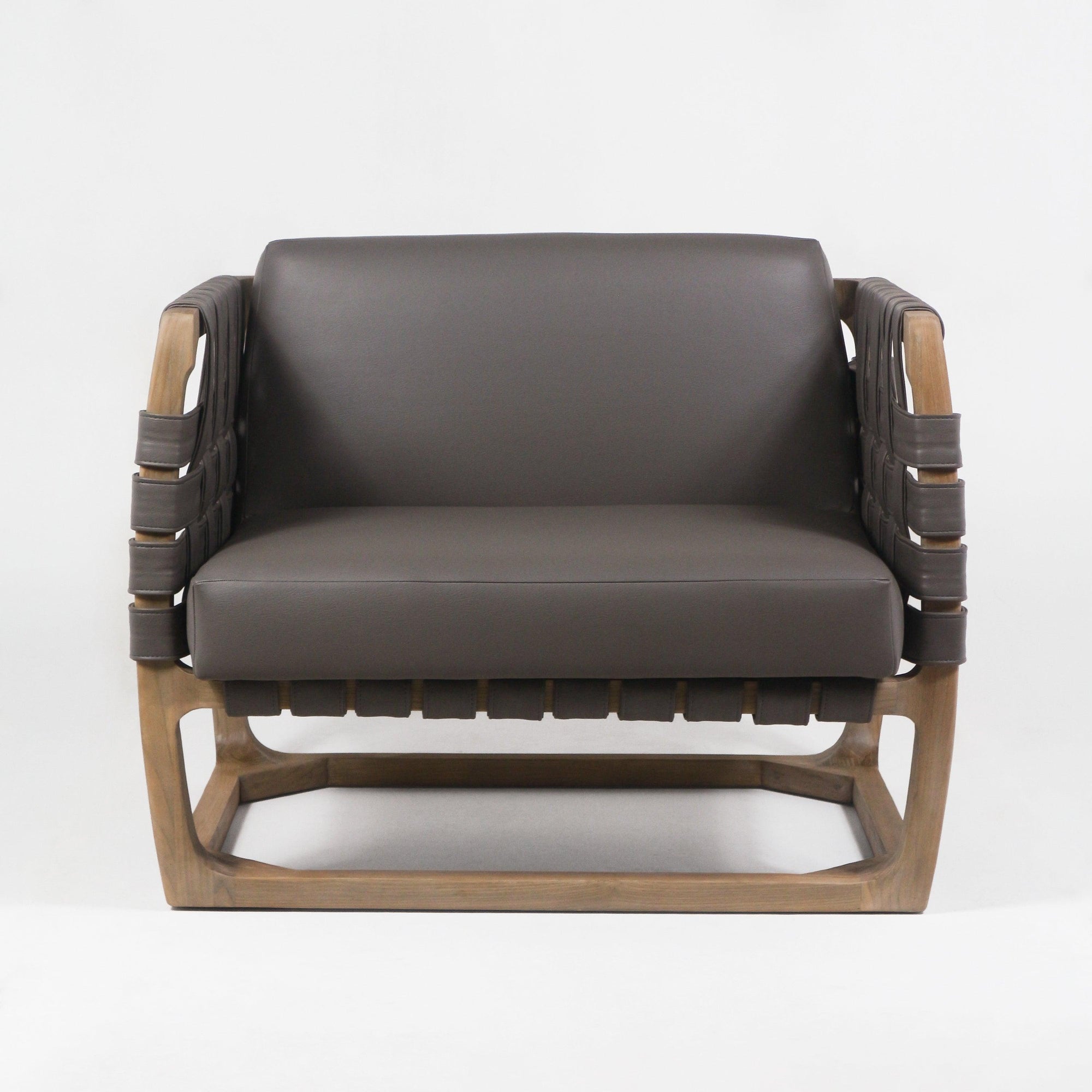 Carvello Webbed Accent Chair - INTERIORTONIC