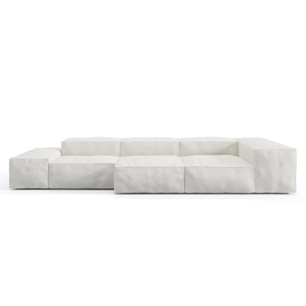 Deep Cloud Lose Leinen Sofa Couch - INTERIORTONIC