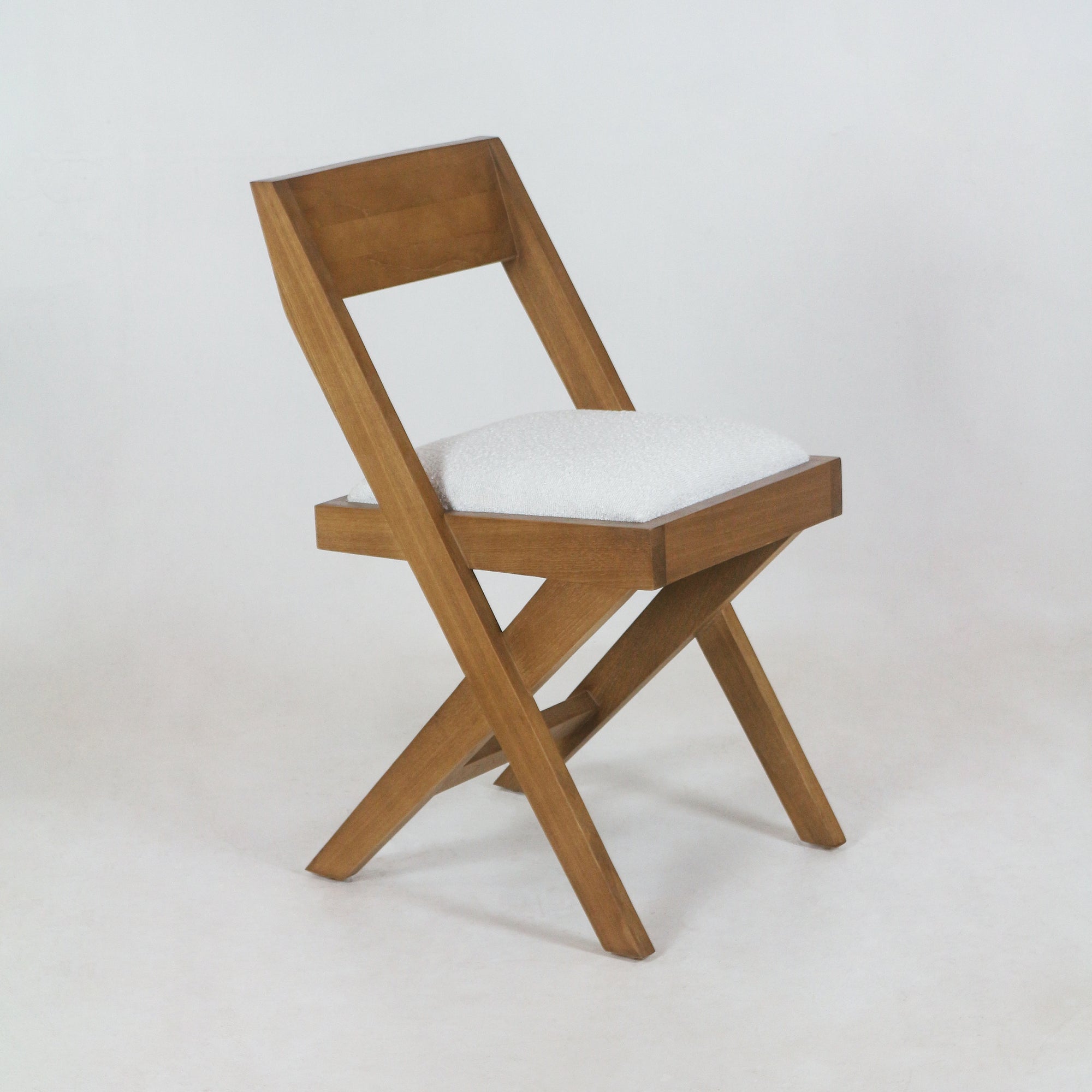 Jeanneret Side Chair With Upholstered Cushion