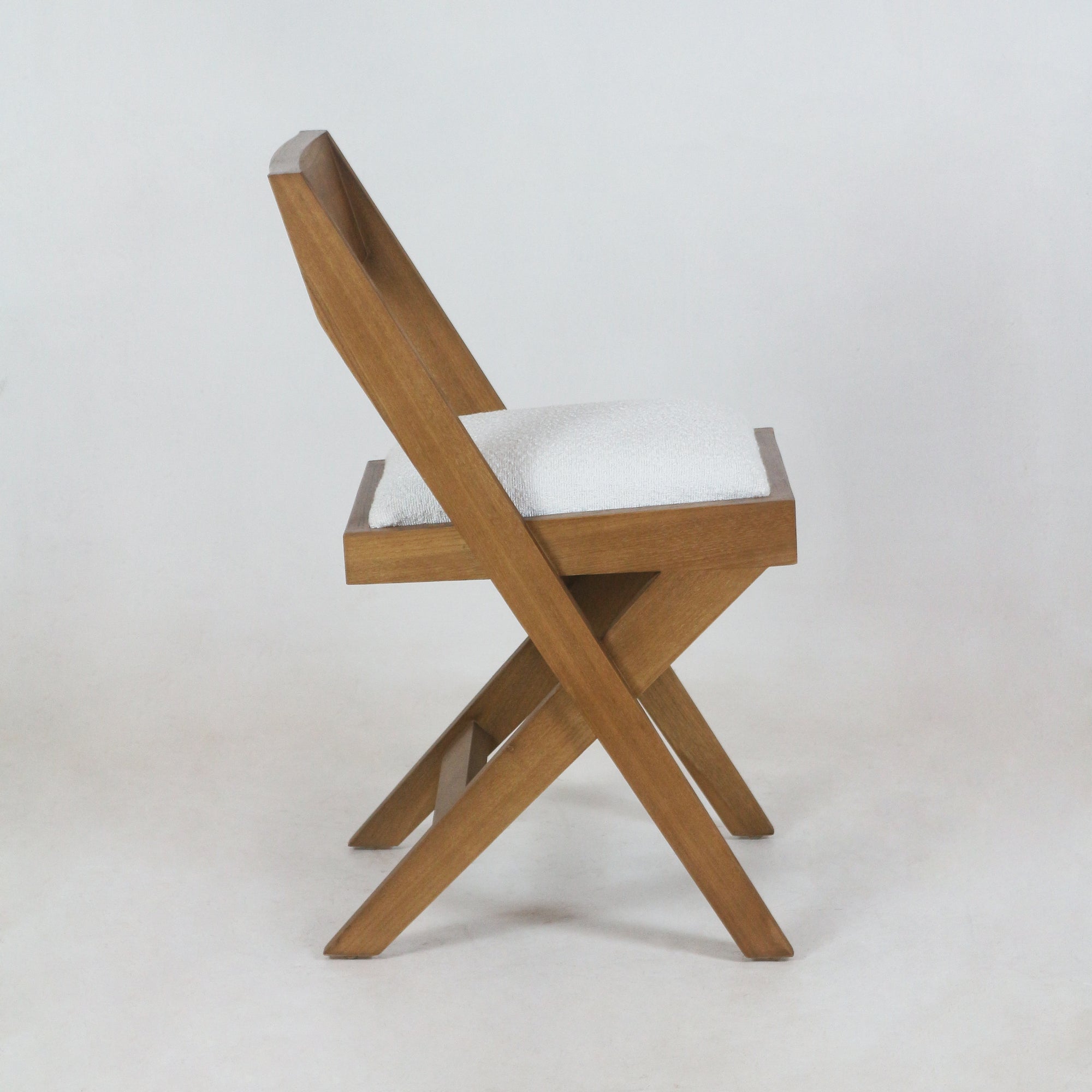 Jeanneret Side Chair With Upholstered Cushion