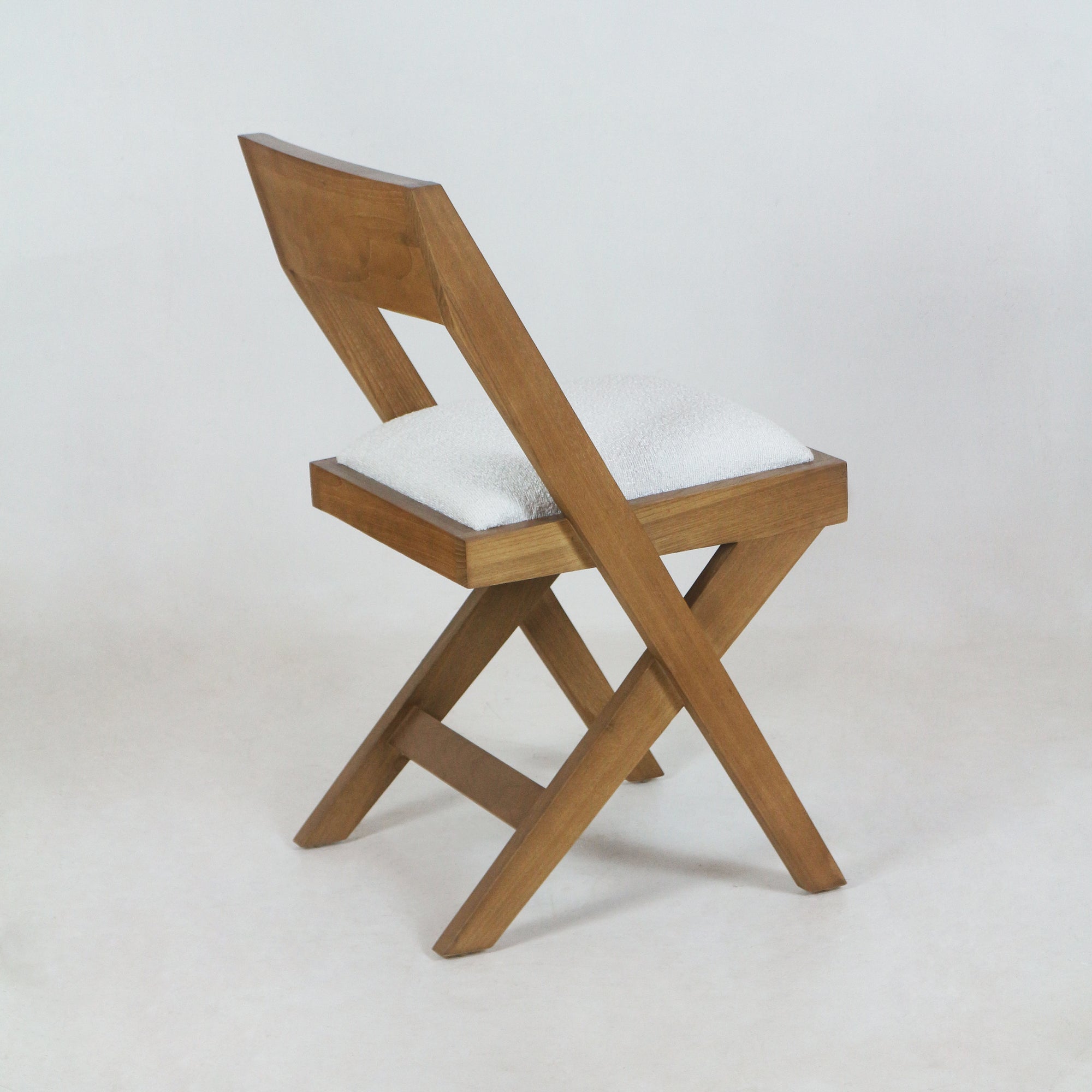 Jeanneret Side Chair With Upholstered Cushion