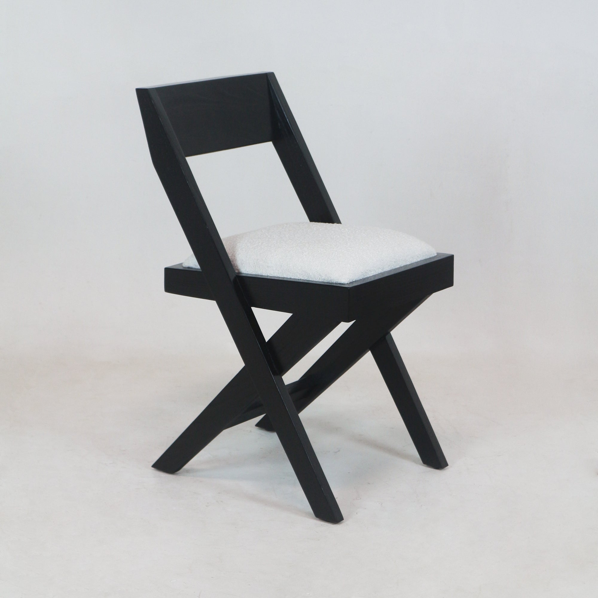 Jeanneret Side Chair With Upholstered Cushion