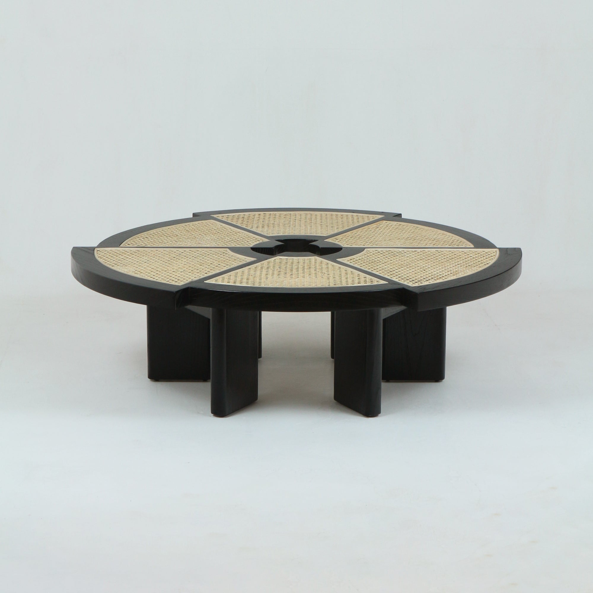 Table basse Rio Wood & Cane Grande