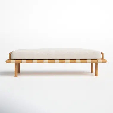 Banquette de bout de lit Mosely Boucle